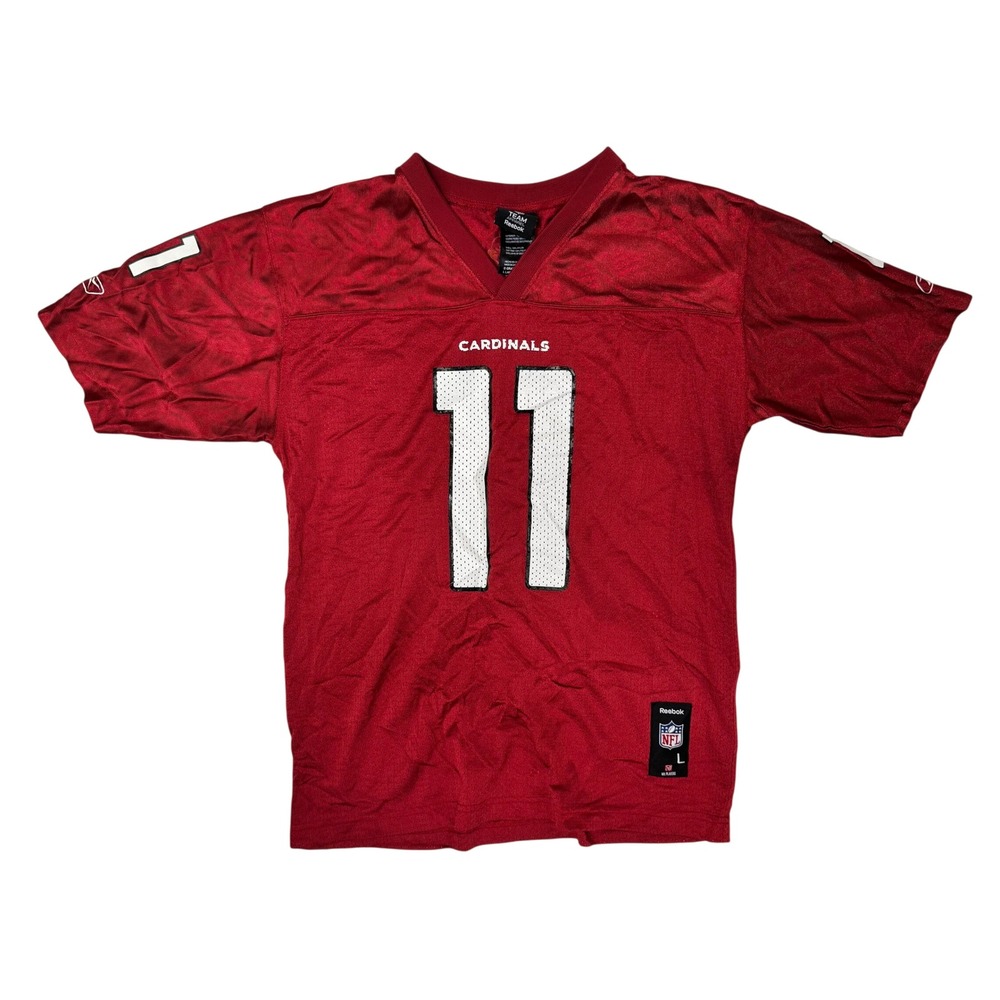 Reebok NFL Arizona Cardinals Larry Fitzgerald 11 Youth Jersey Red Large 14-16